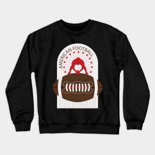 American Football Player Crewneck Sweatshirt